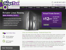 Tablet Screenshot of gigatux.com
